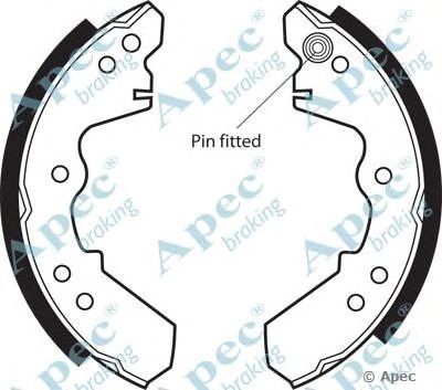 APEC BRAKING shu396 -  Комплект тормозных колодок